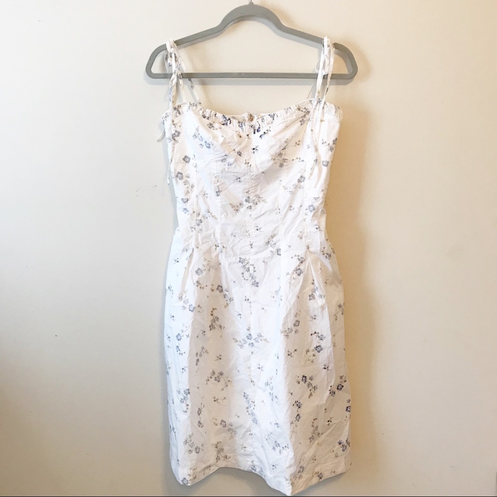 Rebecca Taylor White Floral Sundress Sz 4